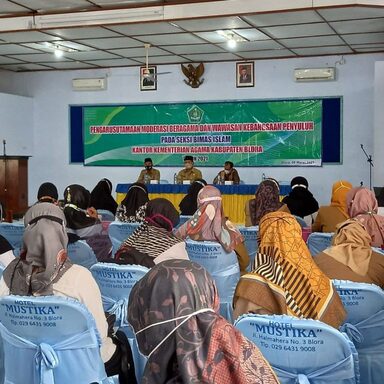 Kakankemenag Kab. Blora Lakukan Pembinaan Moderasi Beragama dan Wawasan Kebangsaan Kepada Penyuluh Agama se Kab. Blora