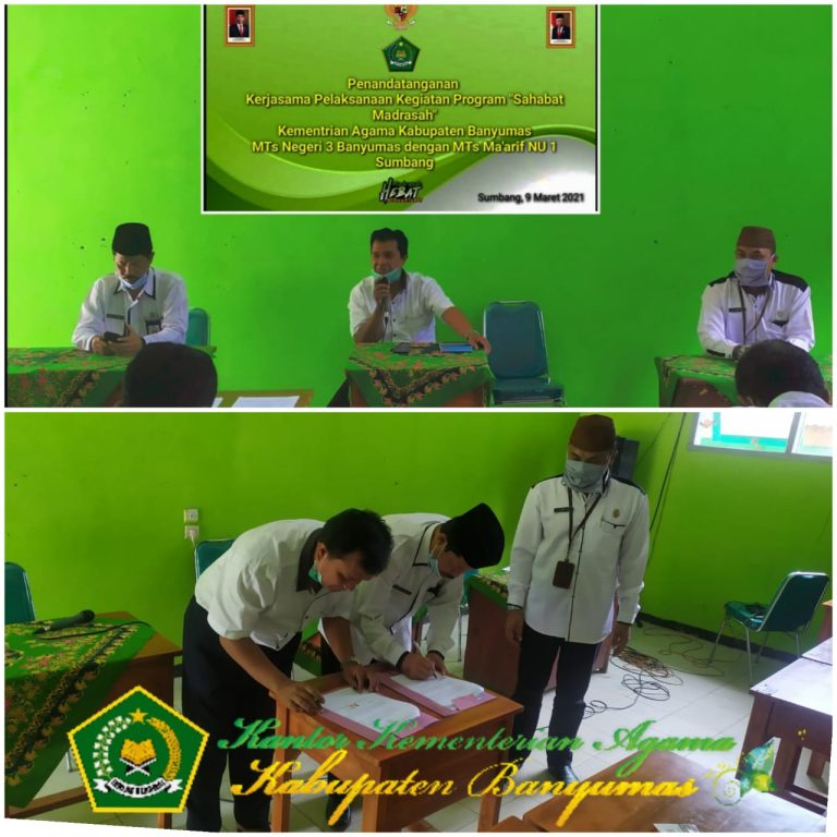 MTsN 3 Banyumas lakukan Penandatanganan Nota Kesepahaman