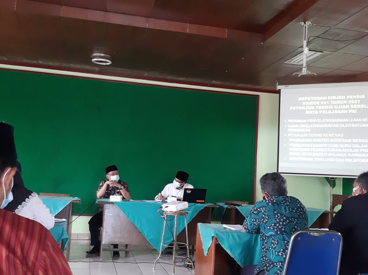 Jelang Pelaksanaan Ujian Sekolah, Seksi PAIS Kan Kemenag Wonosobo Gelar Rakor Pengawas PAI