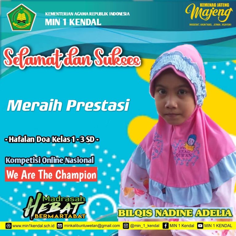 Bilqis Nadine Adelia Awali Prestasi Pada Kompetisi Online Nasional The Champions