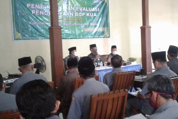Bimas Islam Gelar Evaluasi Pengelolaan Bop Kua Kantor Wilayah Kementerian Agama Provinsi Jawa 7750