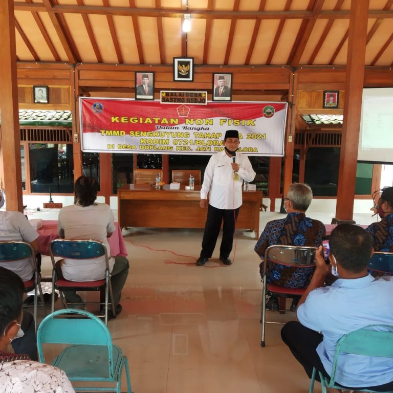 Gelar TMMD, TNI AD KODIM 0721 Blora Gandeng Kankemenag Kab. Blora