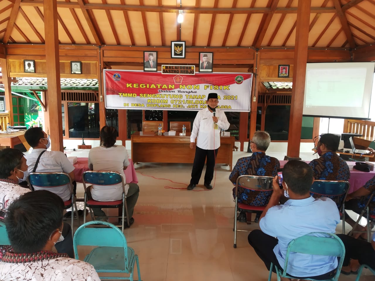 Gelar TMMD, TNI AD KODIM 0721 Blora Gandeng Kankemenag Kab. Blora