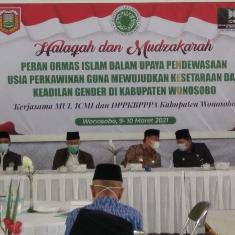 Halaqah dan Mudzakarah Kankemenag Sebut Tokoh Agama dan Ormas Islam memiliki Peran Besar dalam Rangka Pendewasaan Usia Perkawinan di Indonesia