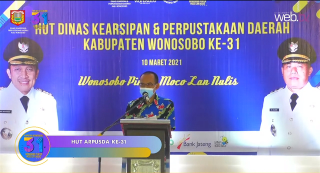 Kankemenag Hadiri Peringatan HUT Arpusda Wonosobo
