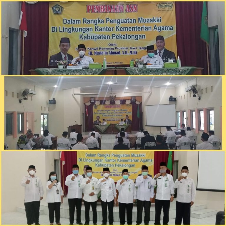 Pembinaan ASN Dalam Penguatan Muzakki oleh Kakanwil Kemenag Prov. Jateng