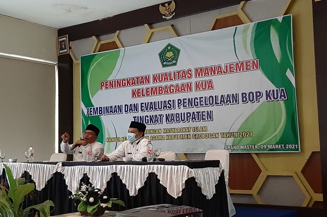 Pembinaan Dan Evaluasi Pengelolaan Bop Sebagai Peningkatan Kualitas Manajemen Kua Kantor 1833