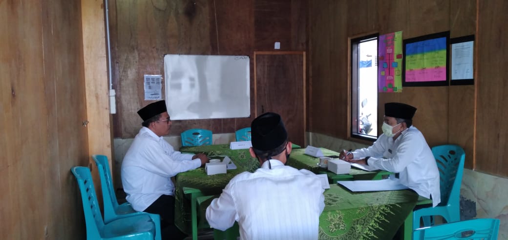 Kepala Kankemenag Kab. Wonosobo Lakukan Monitoring Pelaksanaan Ujian Madrasah Aliyah I’anatul Quran
