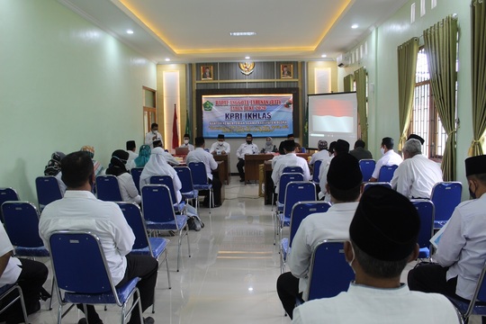 KPRI Ikhlas Kankemenag Kab. Blora Sukses Adakan RAT Tahun Buku 2020