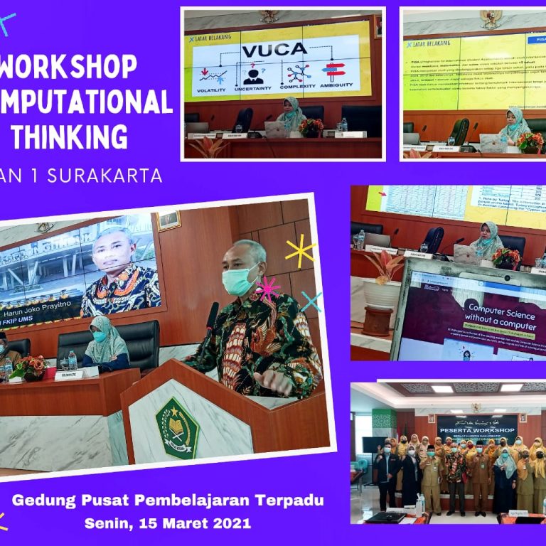 Gandeng UMS, MAN 1 Surakarta Gelar Workshop Computational Thinking