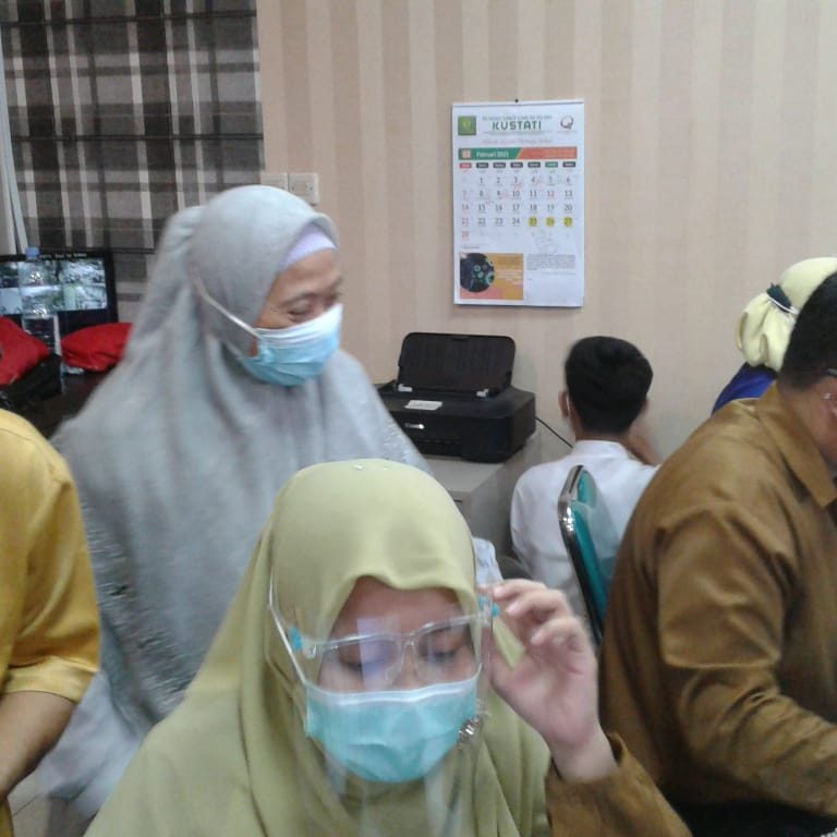 Siasati Rasa Jenuh & Cemas, Peserta Vaksin Diberi Penyuluhan Kesehatan