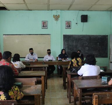 Koordinasikan Ujian Sekolah, Seksi PAIS Kankemenag Kab. Blora Gelar Rakor
