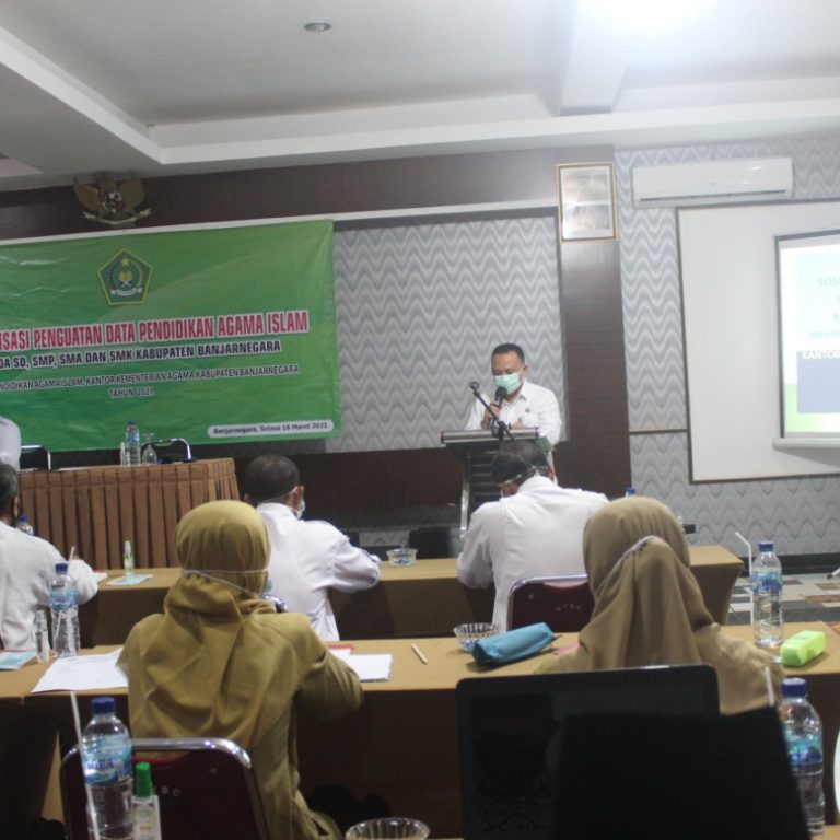 PAIS Kemenag Banjarnegara Adakan Sosialisasi Penguatan Data Pendidikan Agama Islam