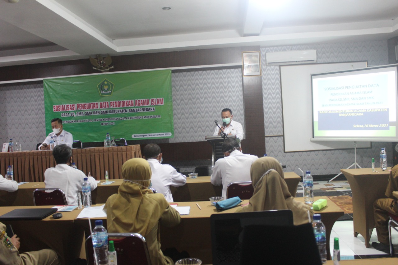 PAIS Kemenag Banjarnegara Adakan Sosialisasi Penguatan Data Pendidikan Agama Islam