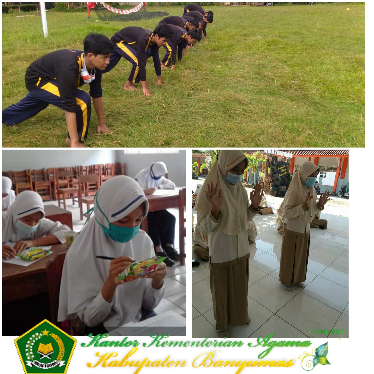 MTsN 2 Banyumas Lengkapi Penilaian Kelulusan dengan Melaksanakan Ujian Praktik