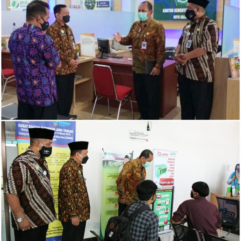 Kabag TU Kanwil Kemenag Prov Jateng Kunjungi Kankemenag Kota Salatiga