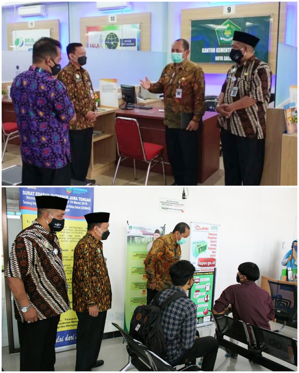 Kabag TU Kanwil Kemenag Prov Jateng Kunjungi Kankemenag Kota Salatiga