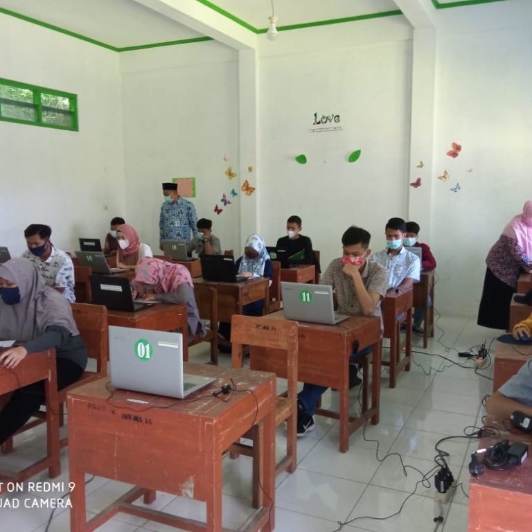 MA Takhassus Al Quran Laksanakan Ujian Secara Luring