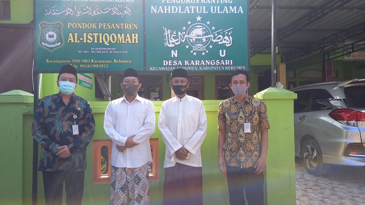 Verifikasi Izin Operasional Kasi PD dan Pontren Kunjungi PP Al – Istiqomah Karangsari Kebumen