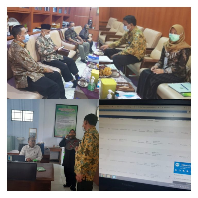 Kunjungan Kasi Kurikulum dan Kesiswaan ke MAN 1 Pemalang, Pastikan Ujian Madrasah Berjalan Lancar