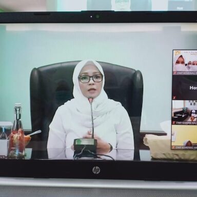 DWP Kemenag Ikuti Isra Mi’raj Virtual dari Kemenag RI