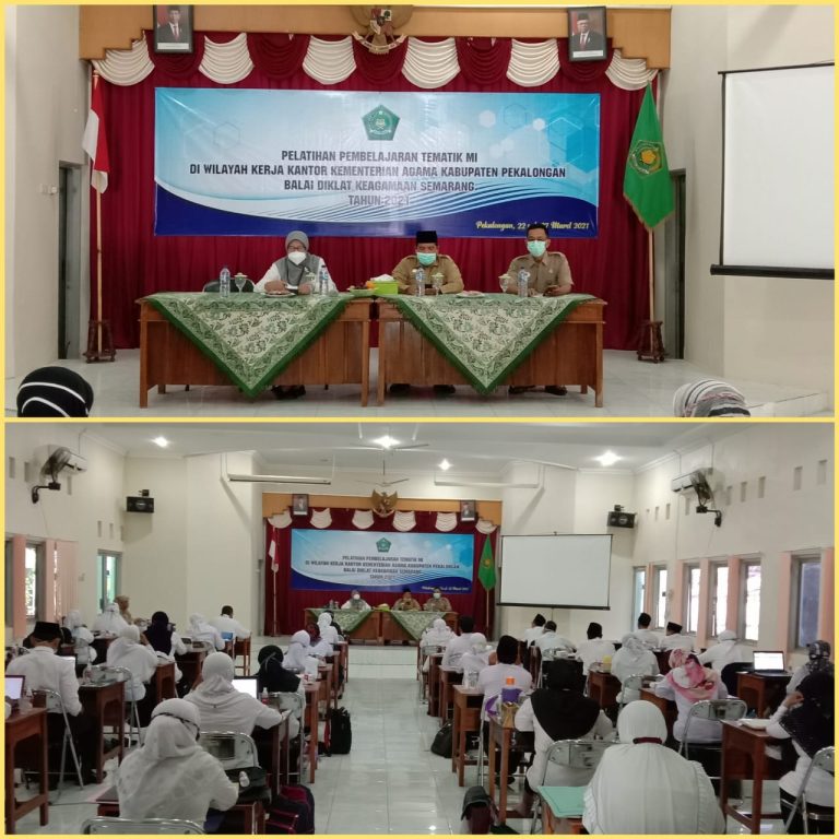 Pembukaan Kegiatan Pelatihan Pembelajaran Tematik MI