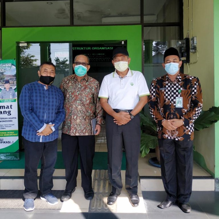 Good Governance : Dirjen KSKK Madrasah Kemenag RI Kunjungan ke Kantor Kemenag Kabupaten Wonosobo
