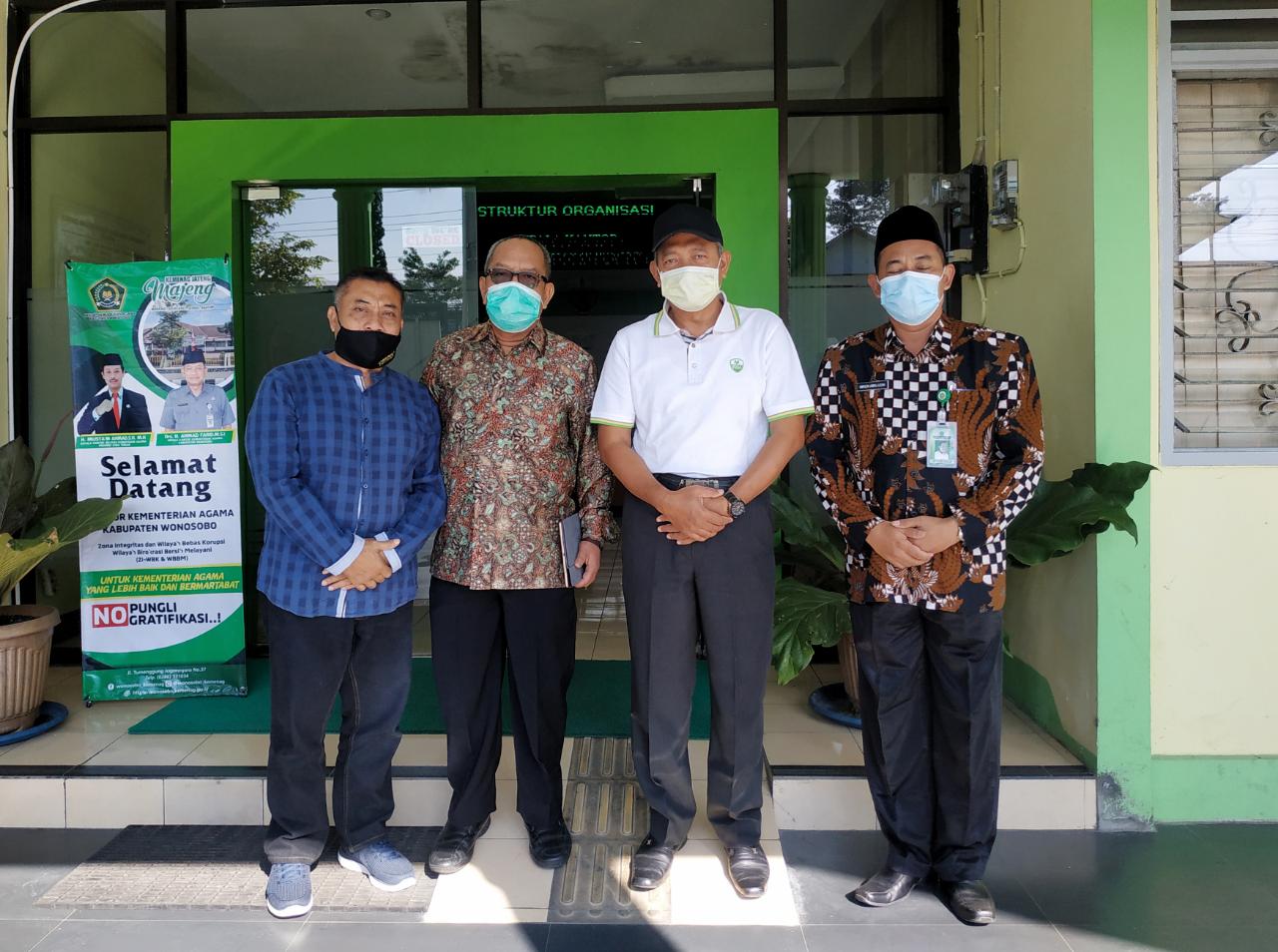 Good Governance : Dirjen KSKK Madrasah Kemenag RI Kunjungan ke Kantor Kemenag Kabupaten Wonosobo