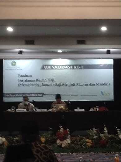 Kasi PHU Hadiri Uji Validasi Aplikasi Panduan Perjalanan Haji Mandiri