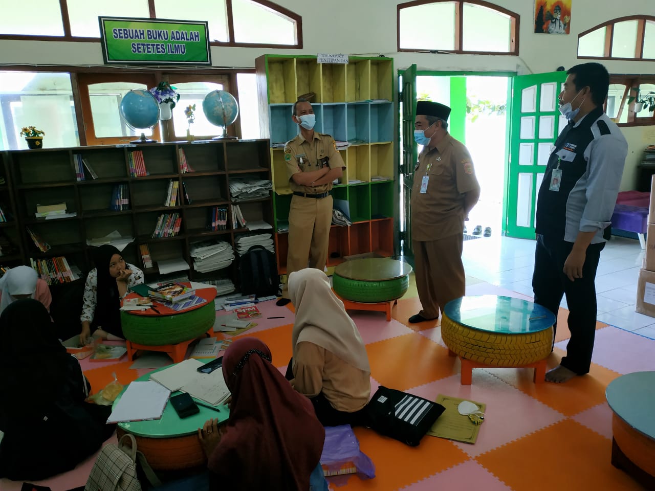 Monev Pelaksanaan UM, Kasi Guru Kanwil Kemenag Sempatkan Tinjau Pembinaan KSN