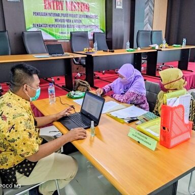 Tim Itjen Kemenag RI adakan Penilaian Internal ZI Kemenag Rembang