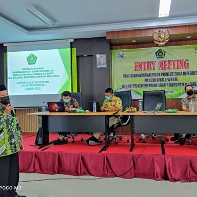 Penilaian Itjen, Kakankemenag Sampaikan Inovasi Layanan Kemenag