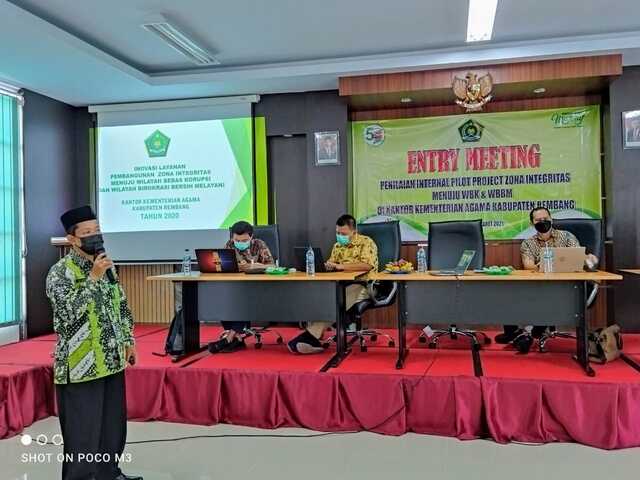Penilaian Itjen, Kakankemenag Sampaikan Inovasi Layanan Kemenag