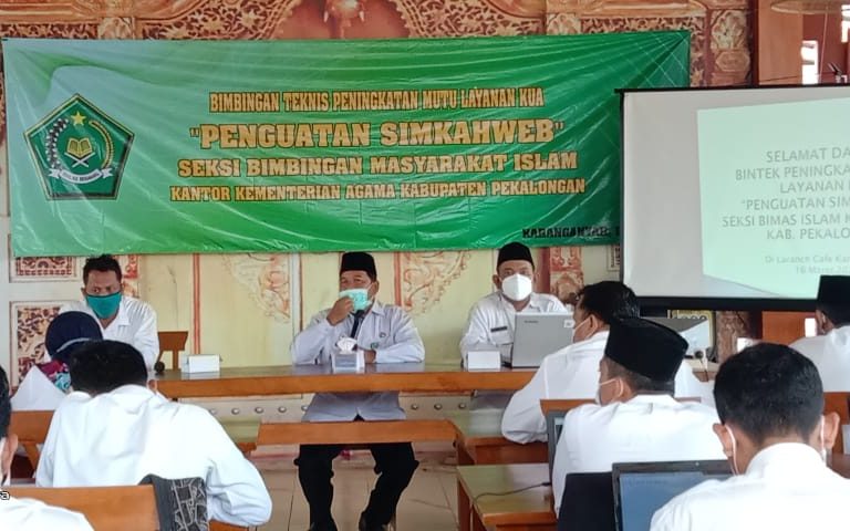 Penguatan Pengaplikasian Simkah Web di KUA se-Kabupaten Pekalongan