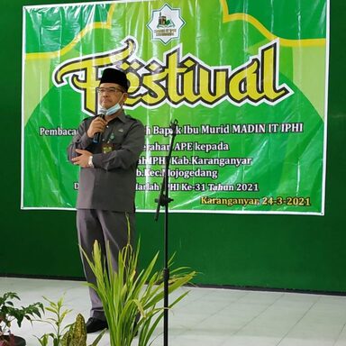 Madin IT IPHI Kabupaten Karanganyar Santri Tertua Berusia 73 Tahun
