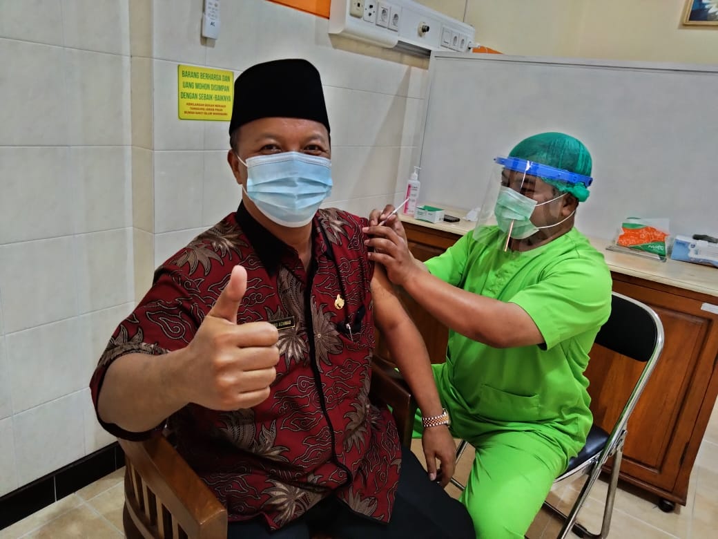 Sejumlah 86 Jajaran MAN 2 Wonosobo Divaksin Tahap Pertama 