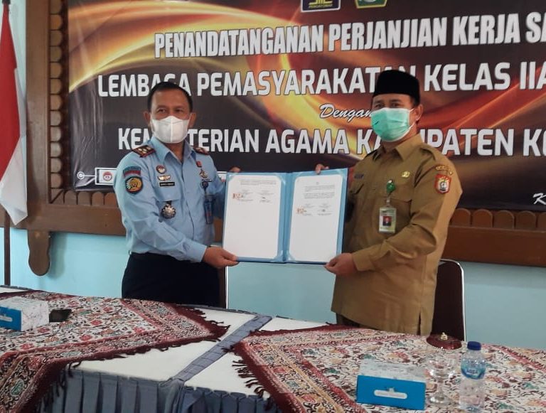 Bersama Lapas Kelas II A, Kemenag Kendal Sepakati Program Bimbingan Rohani Warga Binaan