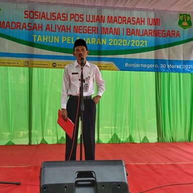 MAN 1 Banjarnegara Sosialisasikan POS Ujian Madrasah