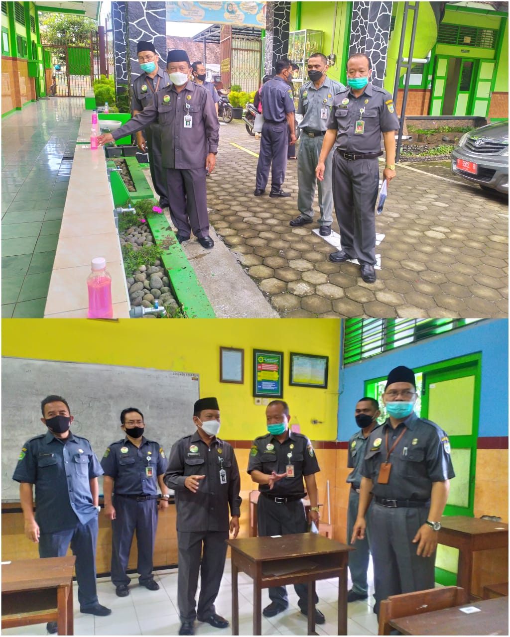 MTsN Salatiga Laksanakan Simulasi Uji Coba PTM