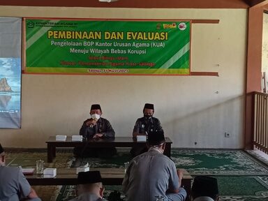 Kakankemenag:  Penggunaan BOP Sesuai Juklak dan Juknis