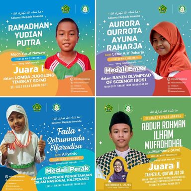 Triwulan Pertama Tahun 2021 Siswa MIN 2 Sukoharjo Tambah Koleksi 25 Medali