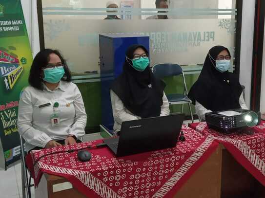 Tiga ASN Kemenag Wonogiri Ikuti Pelantikan dan Pengambilan Sumpah JFT Keuangan Secara Virtual