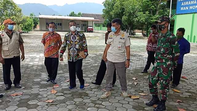 Tim Satgas Penanganan Covid-19, Lakukan Monev Persiapan PTM di MAN Wonogiri