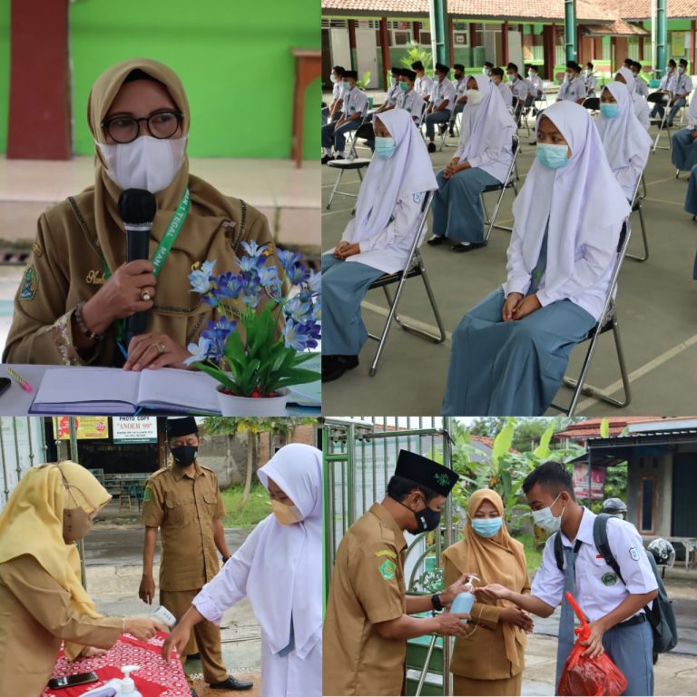 Uji Coba PTM MAN 1 Tegal Terapkan Prokes dengan Ketat