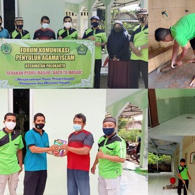 Upaya Penyuluh Polokarto Menggerakkan Takmir Masjid dan Jamaah untuk Menjaga Kebersihan Masjid