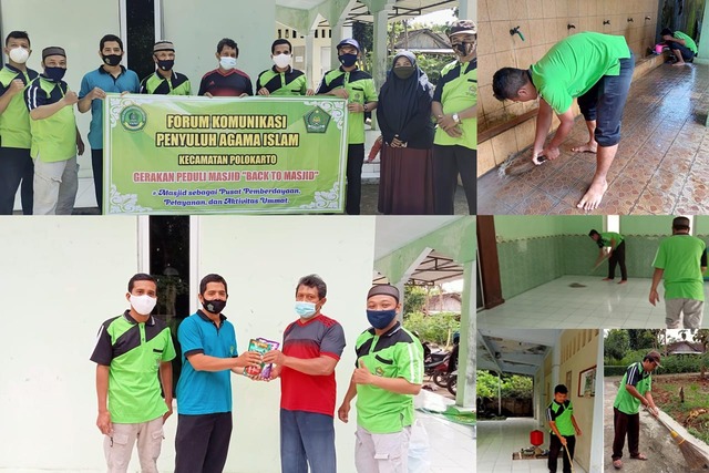 Upaya Penyuluh Polokarto Menggerakkan Takmir Masjid dan Jamaah untuk Menjaga Kebersihan Masjid