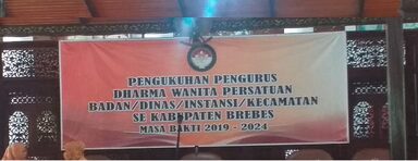 Pengukuhan Ketua DWP Kakemenag Kabupaten Brebes