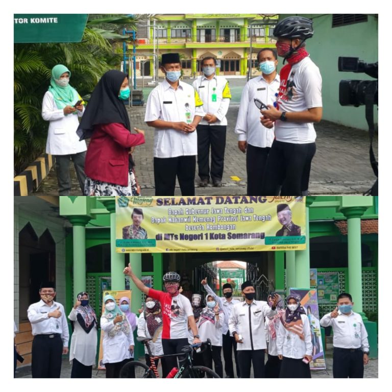 Ganjar Apresiasi Uji Coba PTM MTs N 1 dan MAN 1 Kota Semarang, Sudah Baik Menjalankan Prokesnya