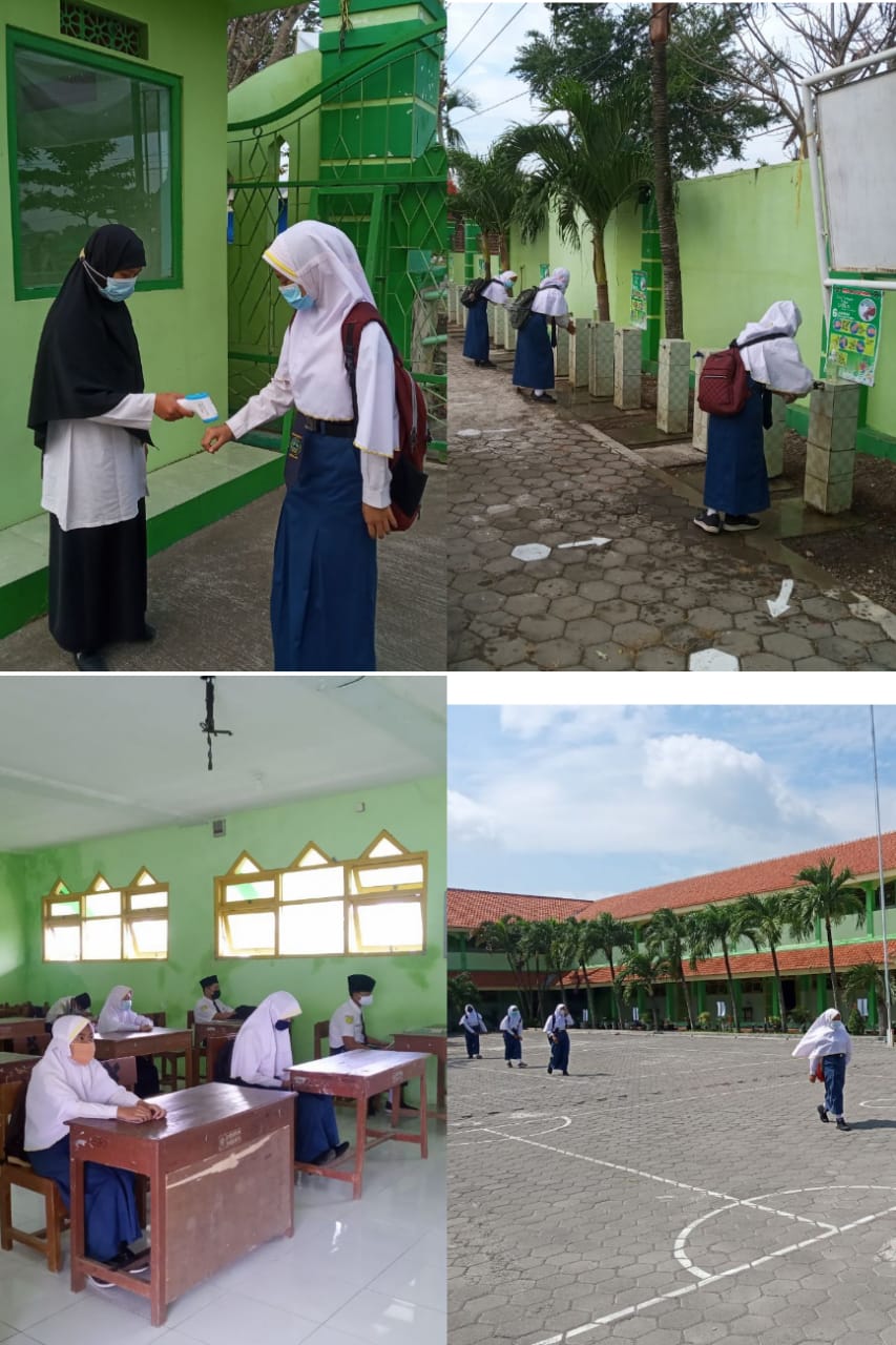 MTsN 3 Demak Laksanakan Uci Coba Pembelajaran Tatap Muka