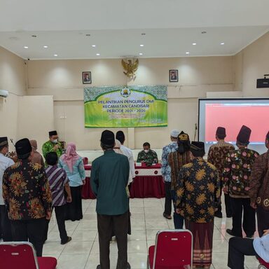 Pengurus Cabang DMI Kecamatan Candisari Dikukuhkan